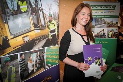 Denbigh Town Hall. First day of Job Fair. Pictured: Niamh Whitehead, HR Manager from Jones Bros