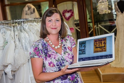 Suzanne Heavens, Heavenly Brides and Belles at the Pride Hill Shopping Centre, Shrewsbury.